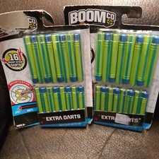 BoomCo Smart Stick 16 Blue and Green Darts 2 unopened packs 32 darts Rare