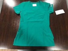 Skechers SK102 Women's Reliance Mock Wrap Solid Scrub. Size Small Loc 2 