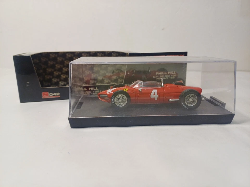 BRUMM SCALA 1/43 FERRARI 156 PHILL HILL G.P.BELGIO 1961 S042 #4 - Image 2 of 4