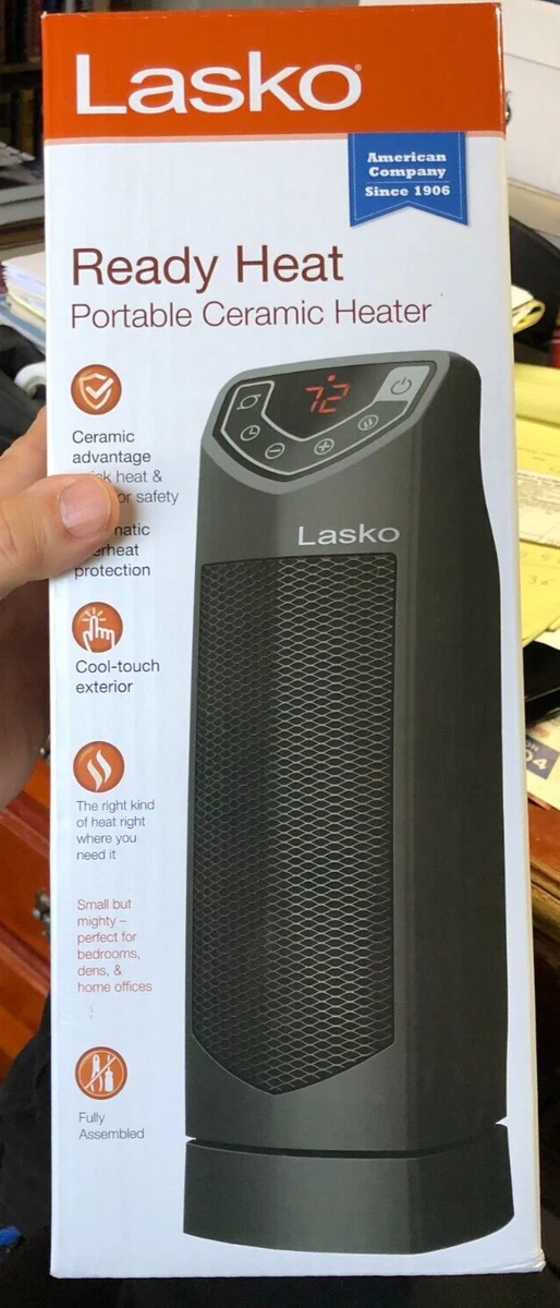 New Lasko 14u0026#034; Ready Heat Potable ceramic Heater CT14401 | eBay