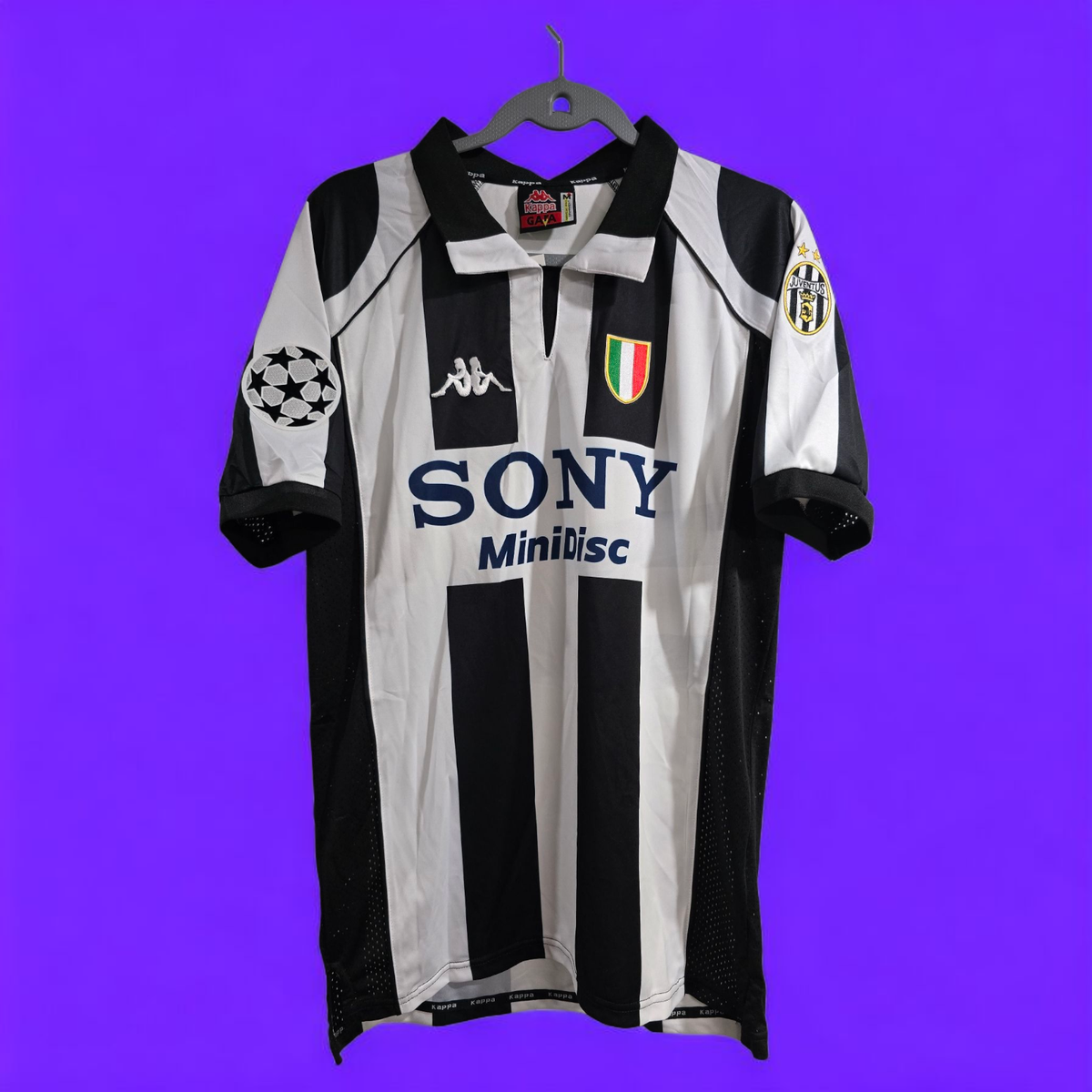JUVENTUS FC 97-98 Home - UEFA - Football Soccer - DEL PIERO