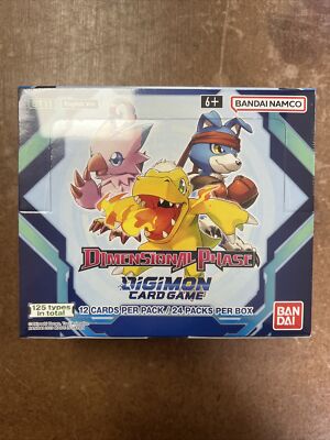 Digimon TCG Dimensional Phase Booster Box Sealed English 