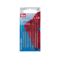 Prym Stopfnadeln Lang, Nr. 3-9, Sortiert, Silberfarbig