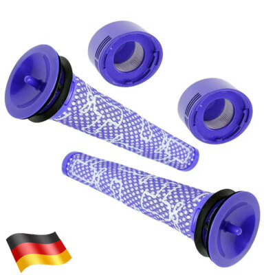 2 Pre + 2 Post Motorfilter für DYSON V7 V8 SV10 Animal Absolute Total Clean Neu
