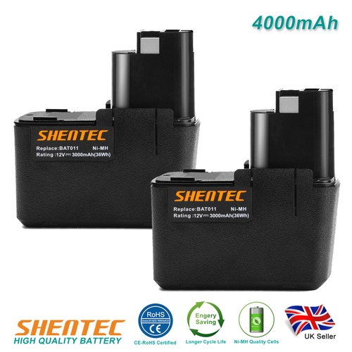 2x Akku 3000mAh für BOSCH GSR 12VES-3 12VET 12VPE-2 12VSH-2 BAT011