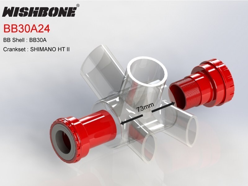 ウィッシュボーンBB30A24 セラミック WISHBONE BB30A24 ONI BEARING