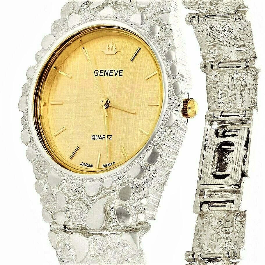 Sterling silver watch mens sale