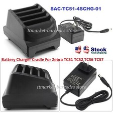 US OEM Battery Charger Cradle For Zebra TC51 TC52 TC57 TC56 SAC-TC51-4SCHG-01