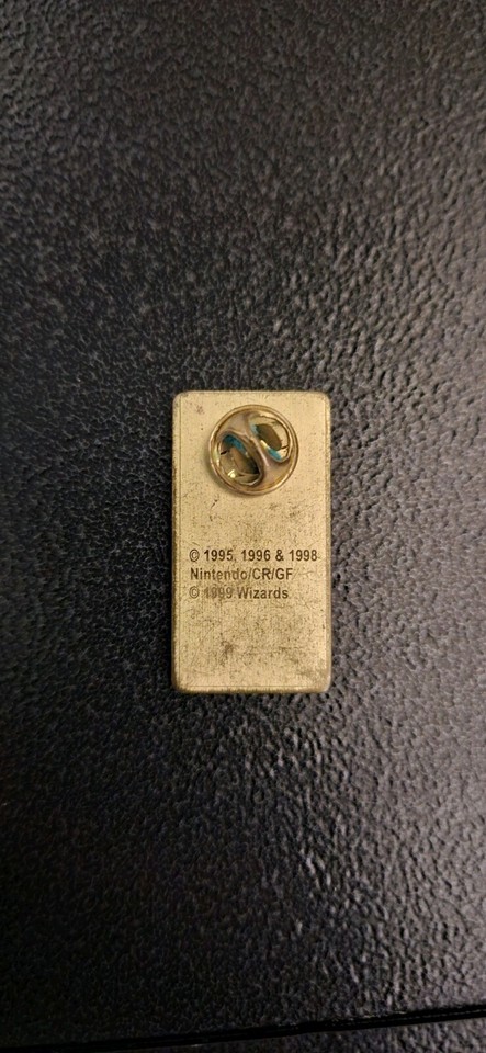 Vintage Nintendo Pokemon League Johto Rainbow Badge Pin Trading Card ...