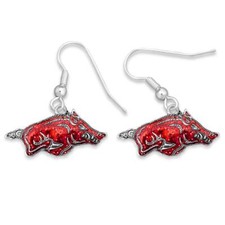 Arkansas Razorbacks Game Day Glitter Earrings Jewelry Gift Licensed UA