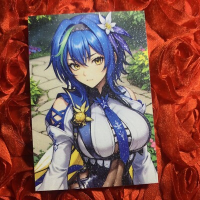 Xenovia Quarta HIGH SCHOOL DxD Naughty Or Nice Goddess Girl Waifu Card Flower
