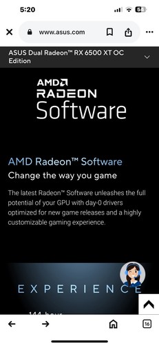 ASUS Dual Radeon RX 6500 XT OC Edition 4GB GDDR6 64-Bit Grafikkarte Gaming NEU - Bild 15 von 18