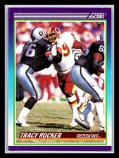 1990 SCORE NFL FOOTBALL Rookie Card #550 ? TRACY ROCKER, Washington Redskins ?. rookie card picture