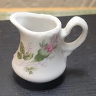 Vintage Porcelain Miniature Pitcher Floral
