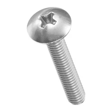 Machine Screws Phillips Head(#8-32x1") 10Pcs, Silver