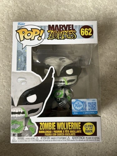 Funko Pop! - Marvel Zombies Zombie Wolverine 662 W/ Protector