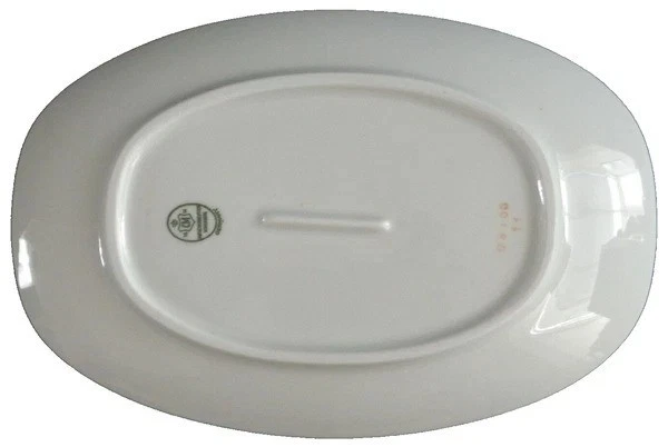 Plat de service Hutschenreuther Hohenberg Margarete coupelle 21,5 x 14,5 cm p... - Photo 2/2