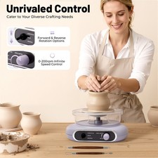 Electric Adjustable Speed Mini Pottery Wheel Machine Clay Making Pottery Machine