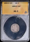 1895-O Barber Dime — photo from another recent sale