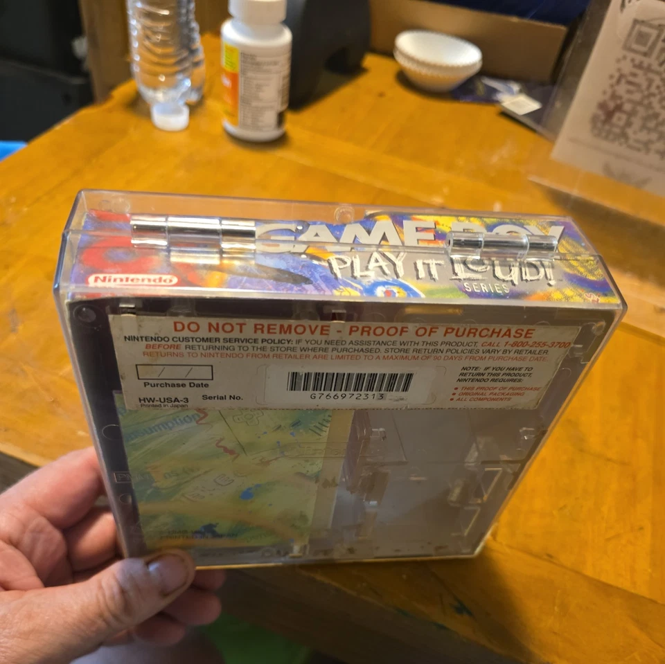 Nintendo Game Boy "PLAY IT LOUD" Rojo. Probado y funciona! Caja abierta Foto 3 de 4