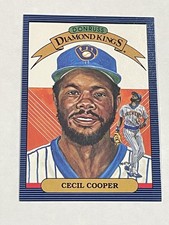 1986 Donruss Baseball #7 - Cecil Cooper - Milwaukee Brewers