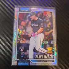 2026 Topps Series 1 - Jakob Marsee #37 Holo Foil (RC) Rookie Sp RC MARLINS 