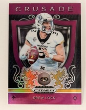 2019 Panini Prizm Draft Picks #10 Drew Lock Crusade Prizms Purple