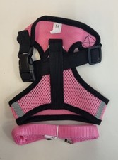 Hundegeschirr Set mit Leine Atmungsaktiv Brustgeschirr für Kleine Hunde & Katzen