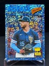 Noah Cameron 2026 Topps Heritage#78 Chrome Light Blue Sparkle Kansas City Royals