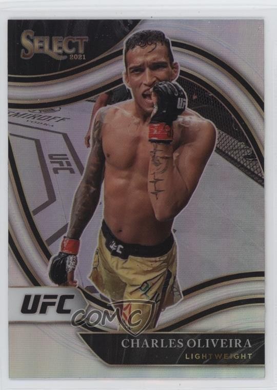 2021 Panini Select UFC Octagonside Silver Prizm Charles Oliveira #240