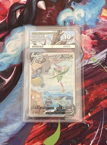 Pokémon TCG Astral Radiance Hisuian Lilligant V Card 163/189 Ace 10