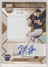 2018 Elite Extra Edition USA Collegiate Silhouette Gold 17/49 Zack Hess Auto hg6