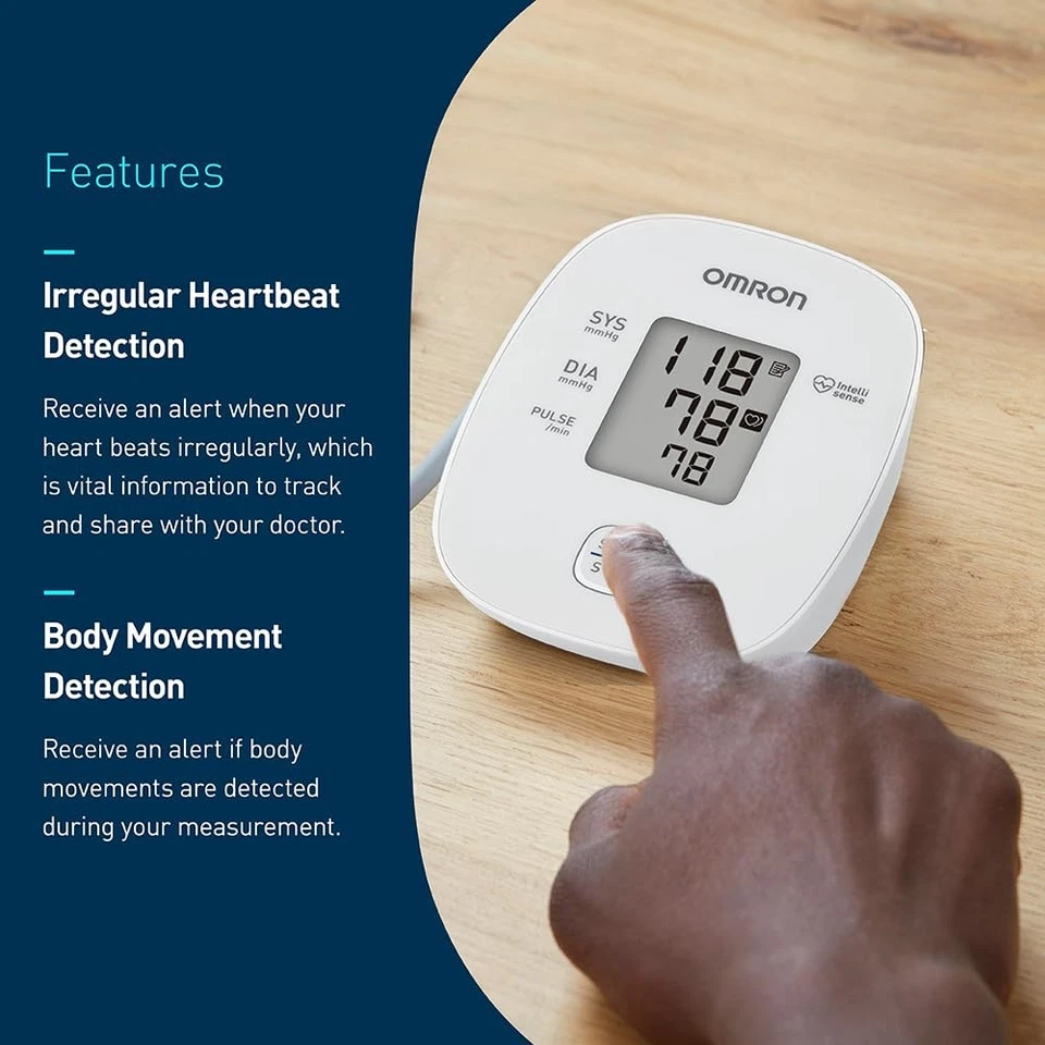 Manguito monitor de presión arterial brazo superior hierro OMRON - Validado clínicamente - #1 Doc Foto 3 de 4