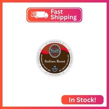 Tully's Coffee Italian Roast Keurig Single-Serve K-Cup Pods, Dark Roast Coffee,