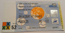 8e FRANCE PARAGUAY Ticket football  Coupe Monde 1998 World Cup M52