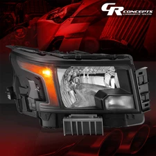 Black/Clear Passeger Right Side Headlight Headlamp for 2022-2025 Nissan Frontier
