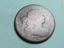 BUSTE DRAPÉ 1802 GROSSE PIÈCE DE MONNAIE BELLE QUALITÉ