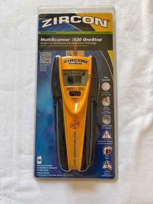 Zircon i520 OneStep Multi Scanner Stud Pipe Rebar Finder