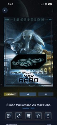 Star Wars Card Trader 2026 Inception S2/W2 Silver Sig WB - Max Rebo