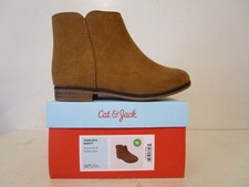 Cat  Jack Penelope Side Zip Toddler Kids Boots Cognac Size 10T