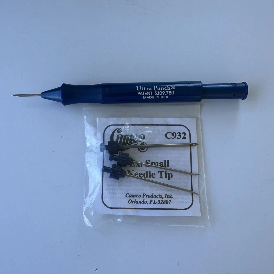 Ultra Punch w/ 4 needles  36 skeins J. & P. Coats variegated embroidery floss - Image 2 of 4