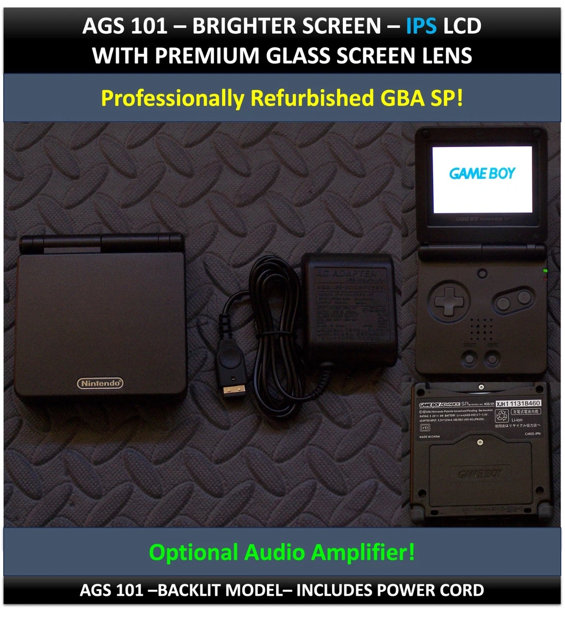 Nintendo Game Boy Advance SP Black Video Game Consoles for sale - eBay