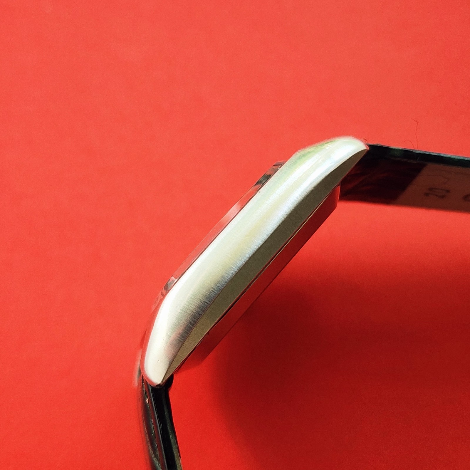 Seiko KS King Seiko Watch 1972 Rare Grey Dial Automatic 5246-5010 Green Leather image 5