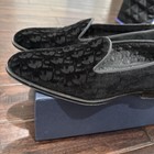 Men's Christian Dior Timeless Loafer Black Oblique Velvet Sz 45 — photo 3