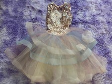 Revolution Dancewear Girls Rose Sleeveless Ballet Tutu Dress LC RC23888