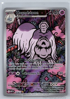 Houndstone Illustration Rare ME01: Mega Evolution Holofoil 145/132 NM