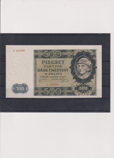 Poland 500 Zlotych 1940 UNC  &16