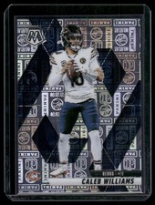 2025 Panini Mosaic - Caleb Williams #22 Silver Knight Prizm /149