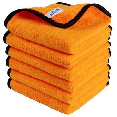 MR.SIGA Professional Premium Microfiber Towels for Cars, Dual-Sided Car Washi...
