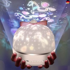 Micacorn Starry Sky Projector Lamp Baby LED Night Light 6 Projection Films USB